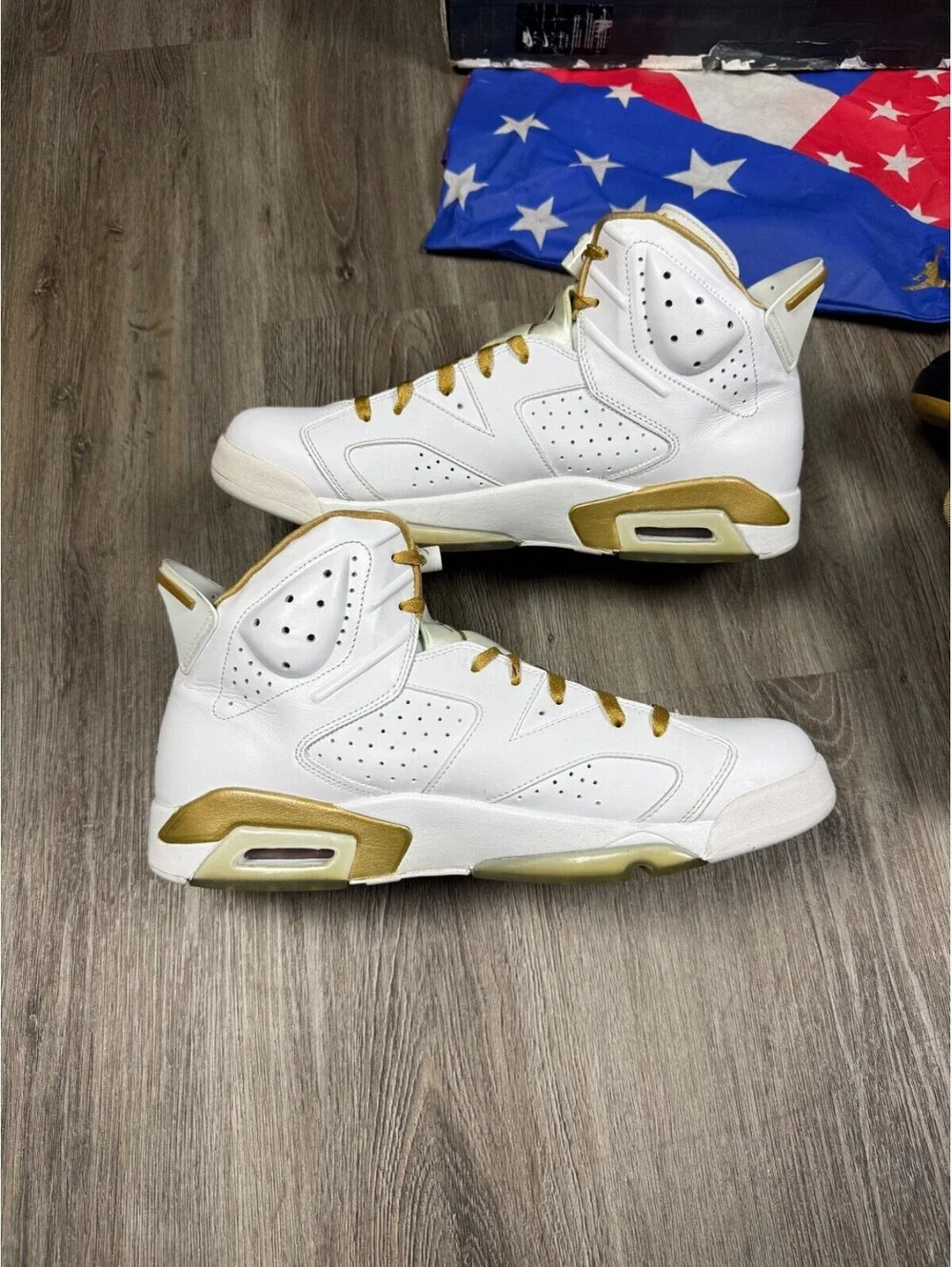 Size 13 - Air Jordan 7/6 Retro Golden Moments Pack